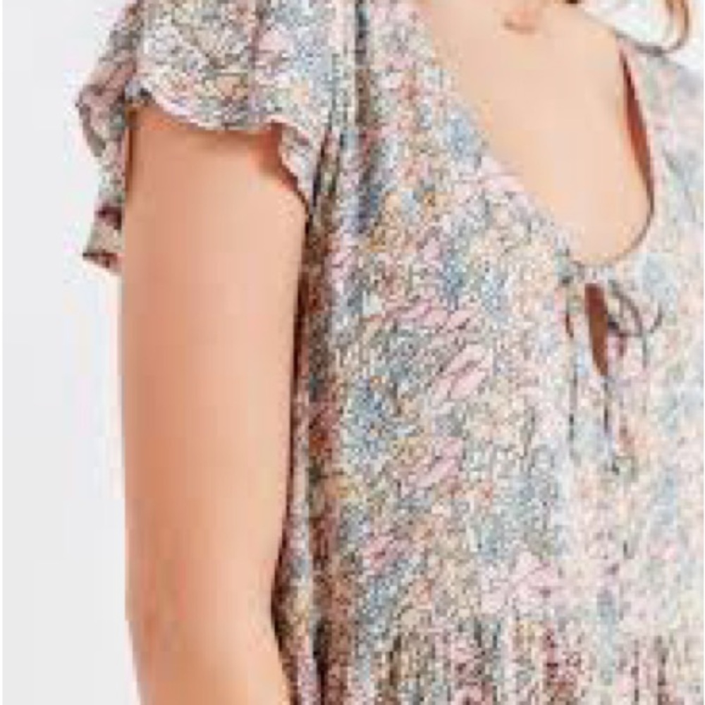 Auguste The Label Cream Ruffled Tiered Babydoll Sundress - Picture 7 of 8